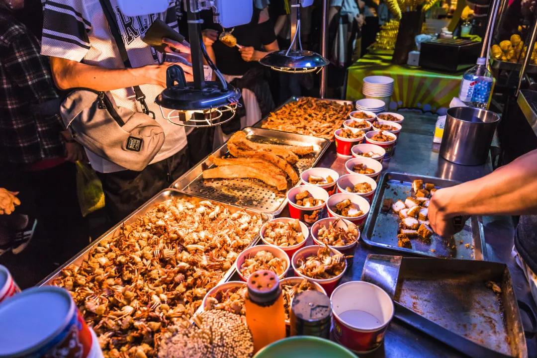 匈牙利中国美食夜市